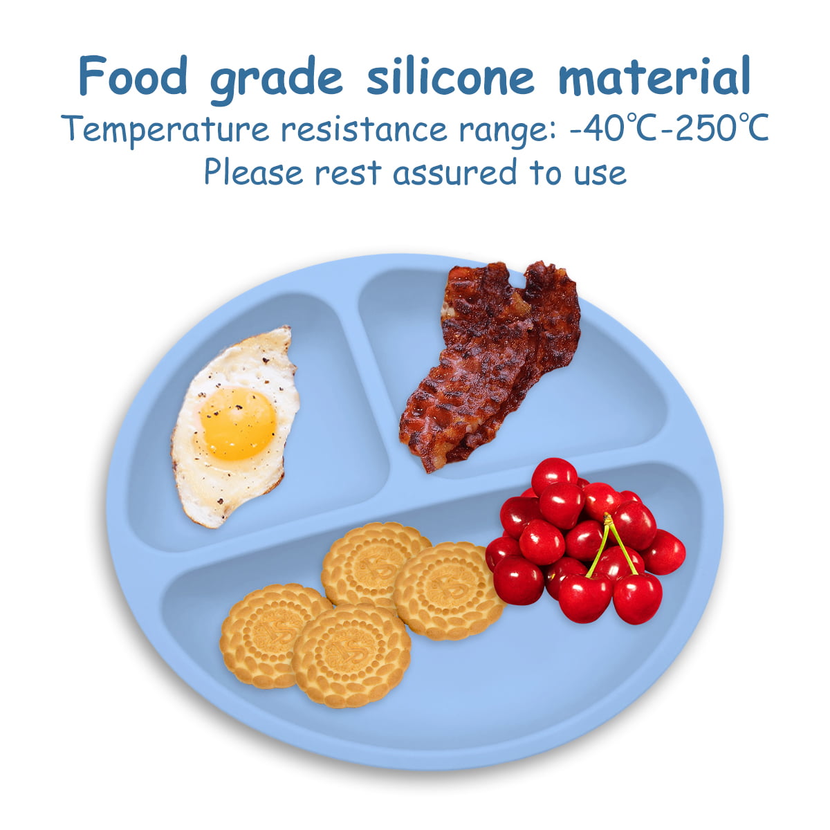 Silicone Bebe Plate Set