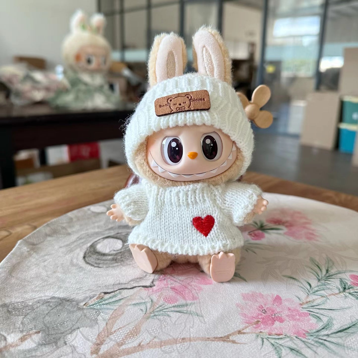 Bear Hat & Love Sweater Outfit (Blind Box Style)