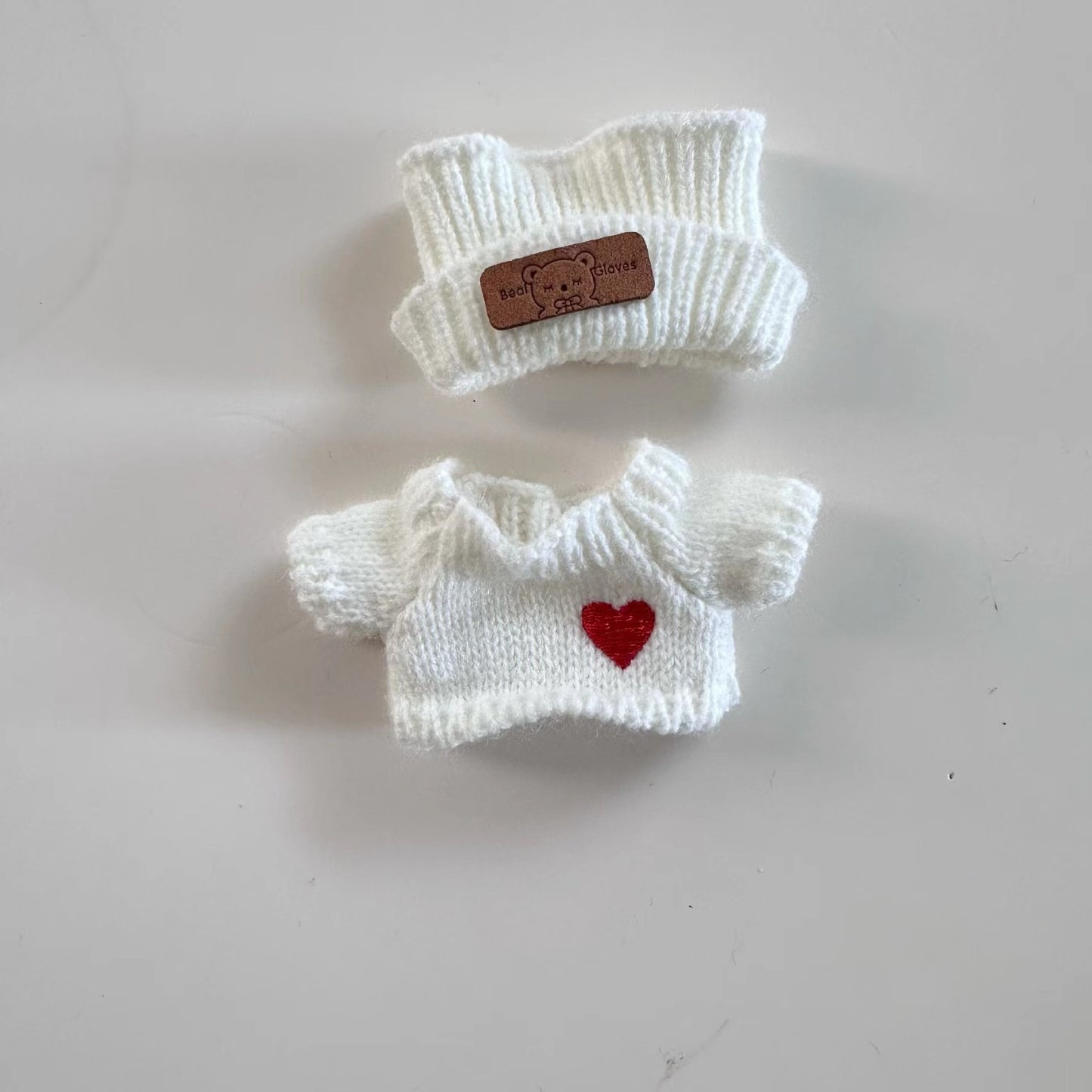Bear Hat & Love Sweater Outfit (Blind Box Style)