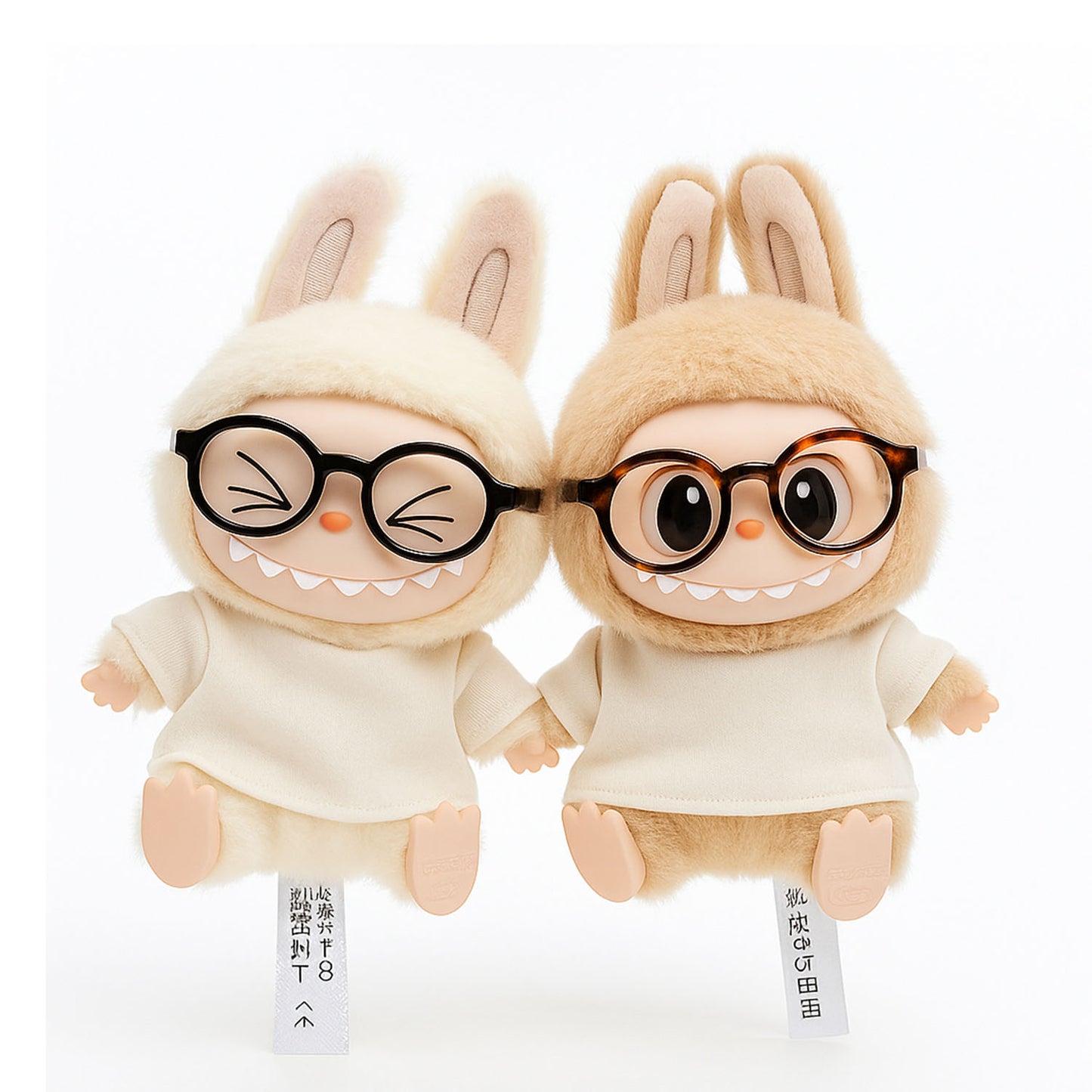 Labubu I & II Doll White Shirt