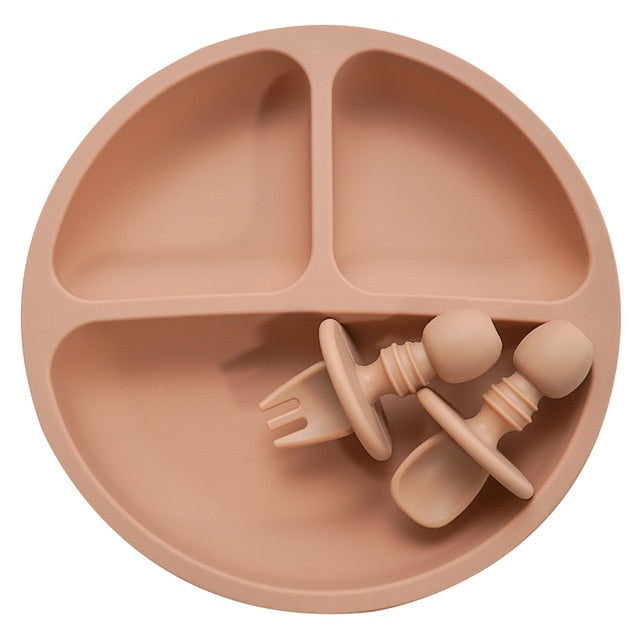 Silicone Bebe Plate Set