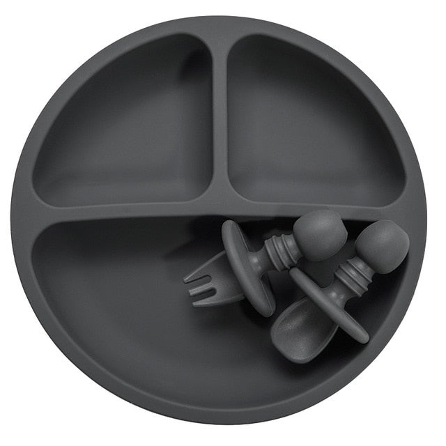 Silicone Bebe Plate Set