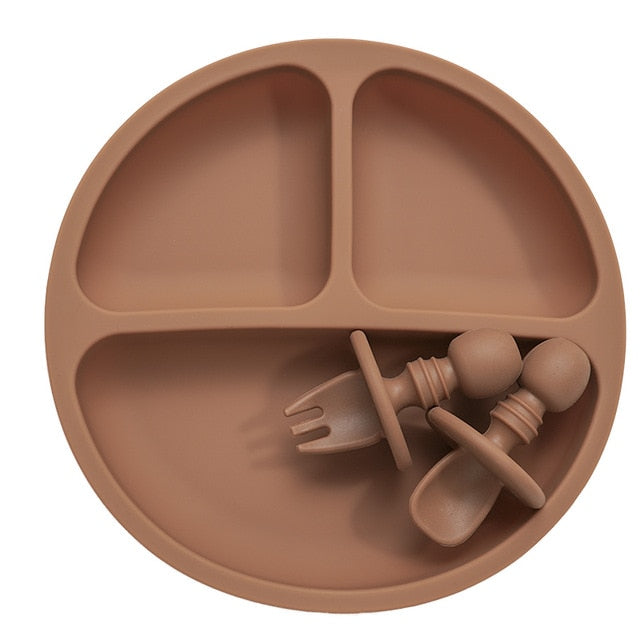 Silicone Bebe Plate Set