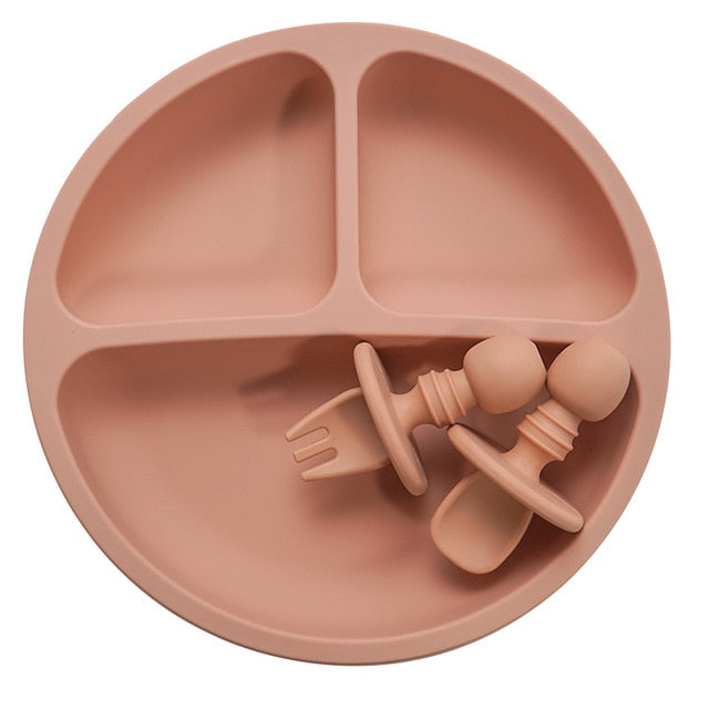 Silicone Bebe Plate Set