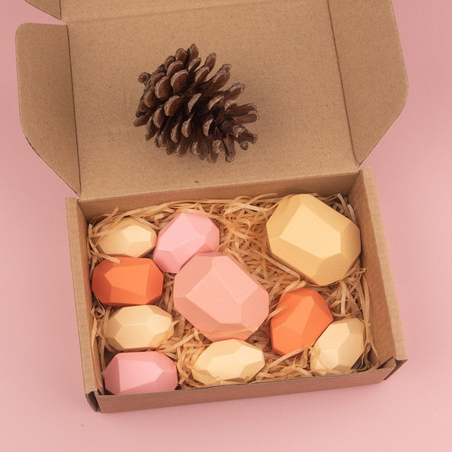 Wooden Bebe Balance Stones