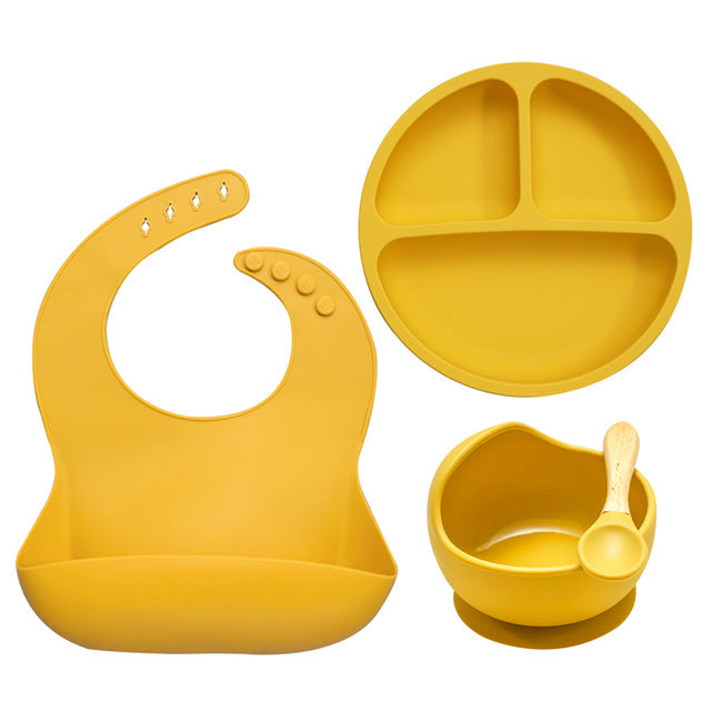 Silicone Bebe Mess-free 4 Piece Set