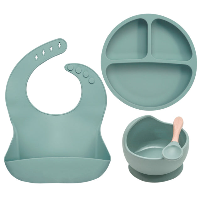 Silicone Bebe Mess-free 4 Piece Set