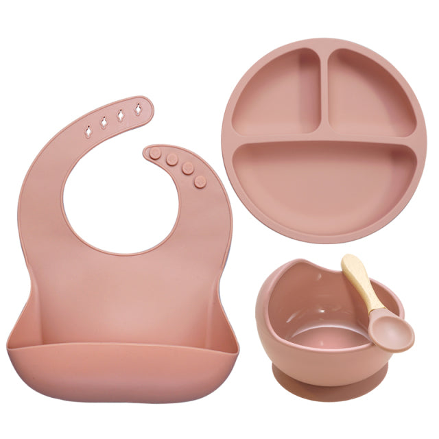 Silicone Bebe Mess-free 4 Piece Set