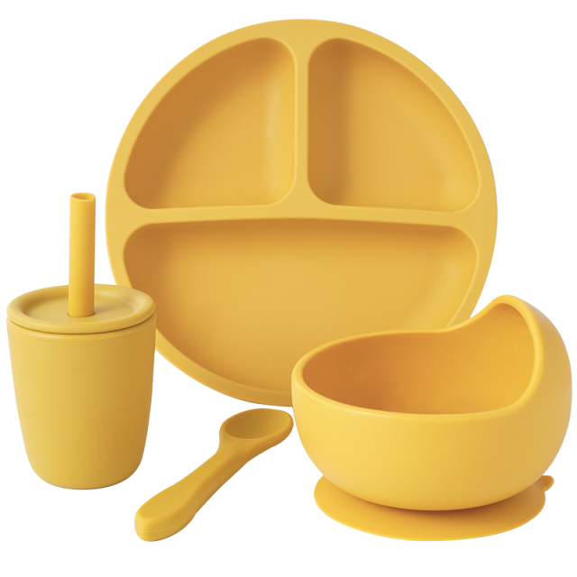Silicone Bebe Snack 4 Piece Set