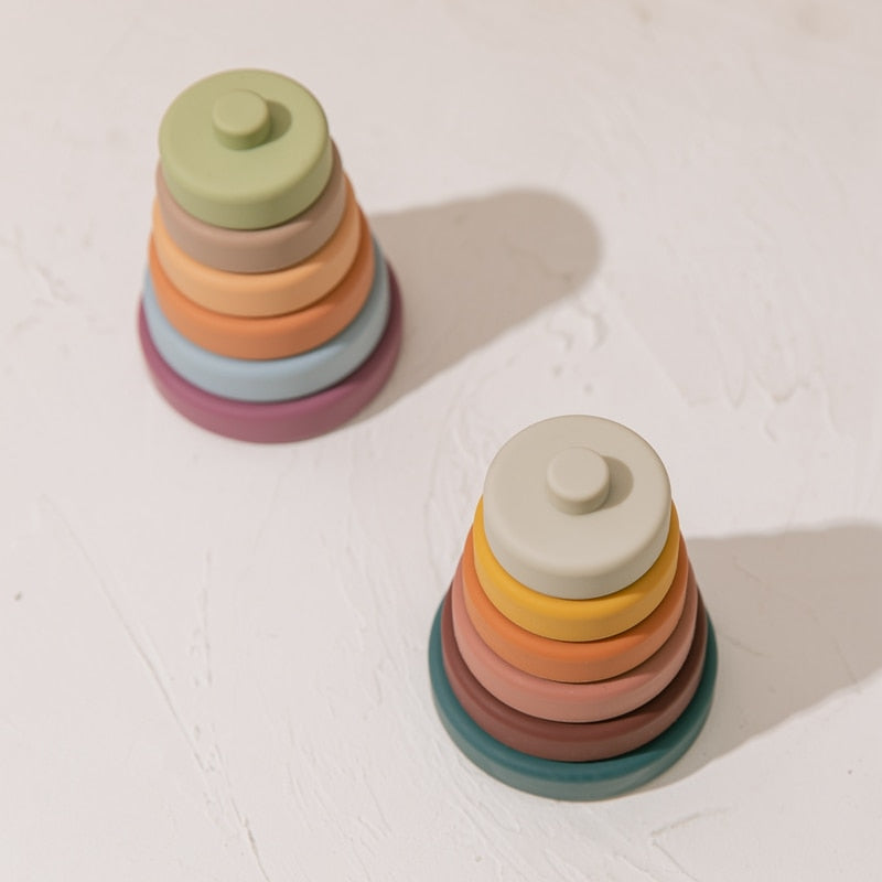 Silicone Bebe Montessori Circle Stacker