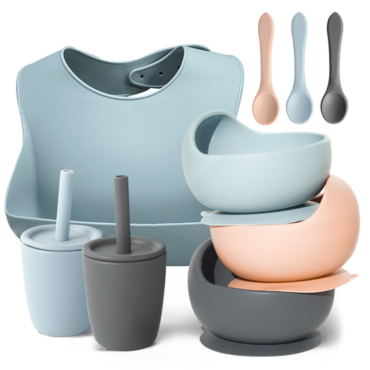 Silicone Bebe Snack & Sip 4 Piece Set