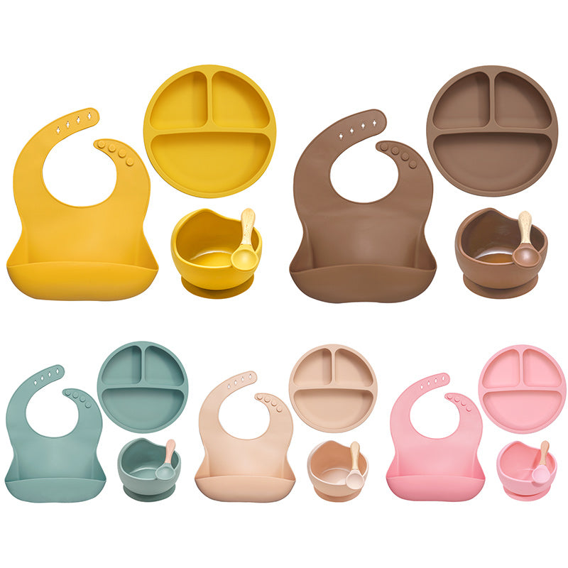 Silicone Bebe Mess-free 4 Piece Set