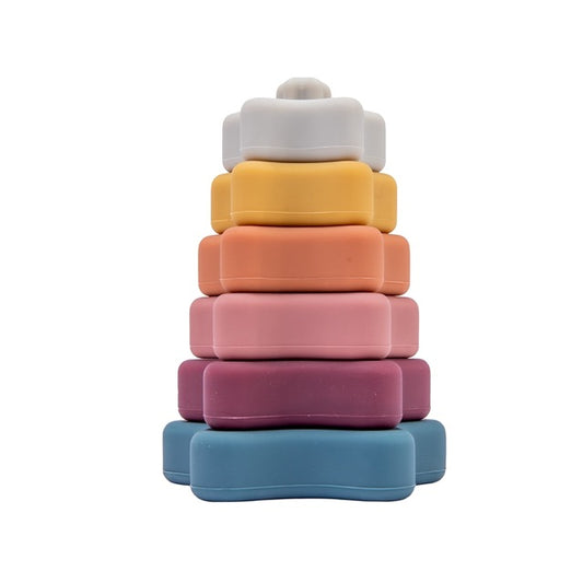 Silicone Bebe Montessori Star Stacker