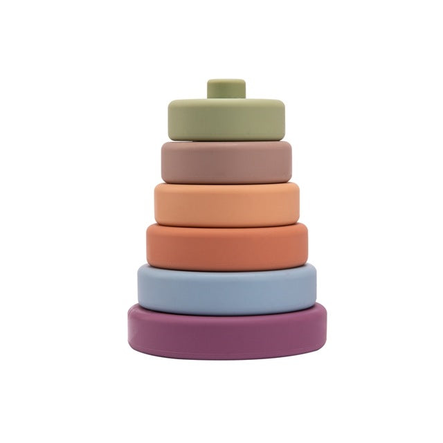 Silicone Bebe Montessori Circle Stacker