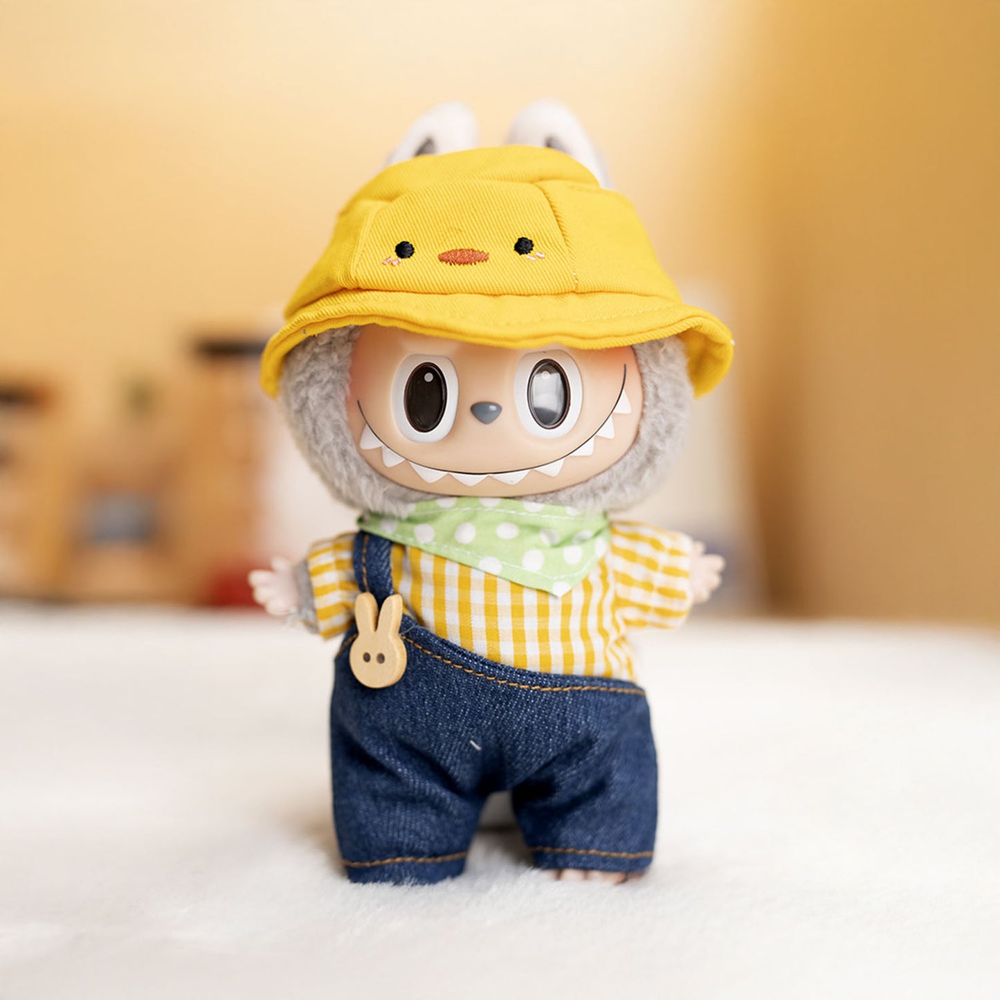 Labubu Yellow Duck Outfit