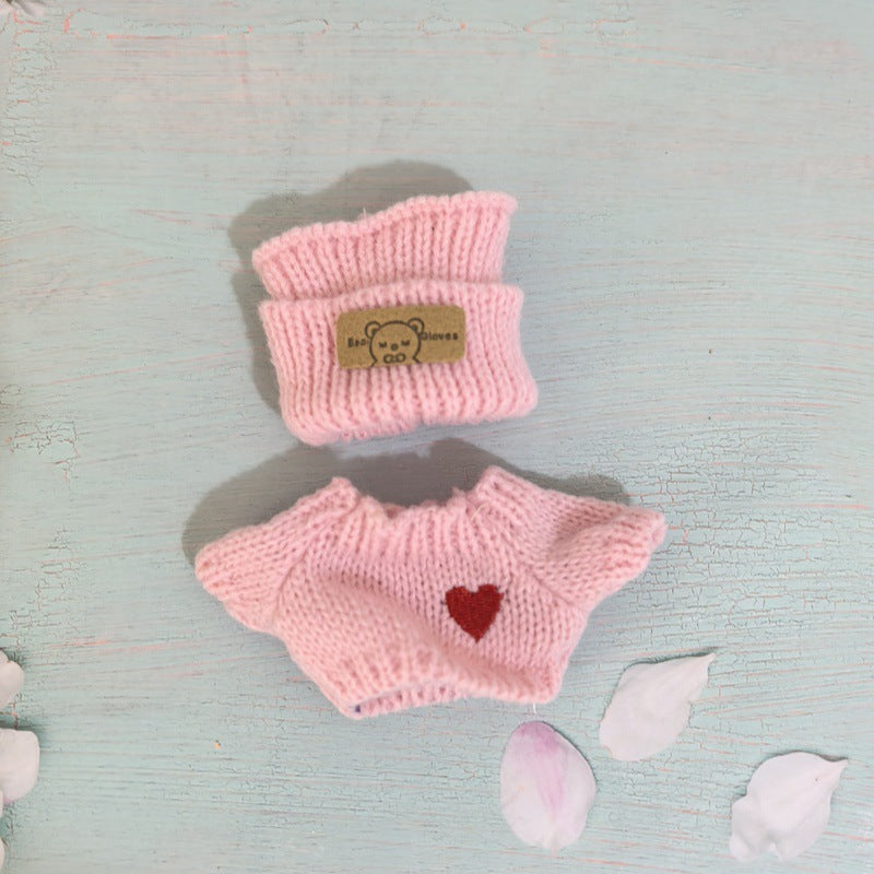 Bear Hat & Love Sweater Outfit (Blind Box Style)