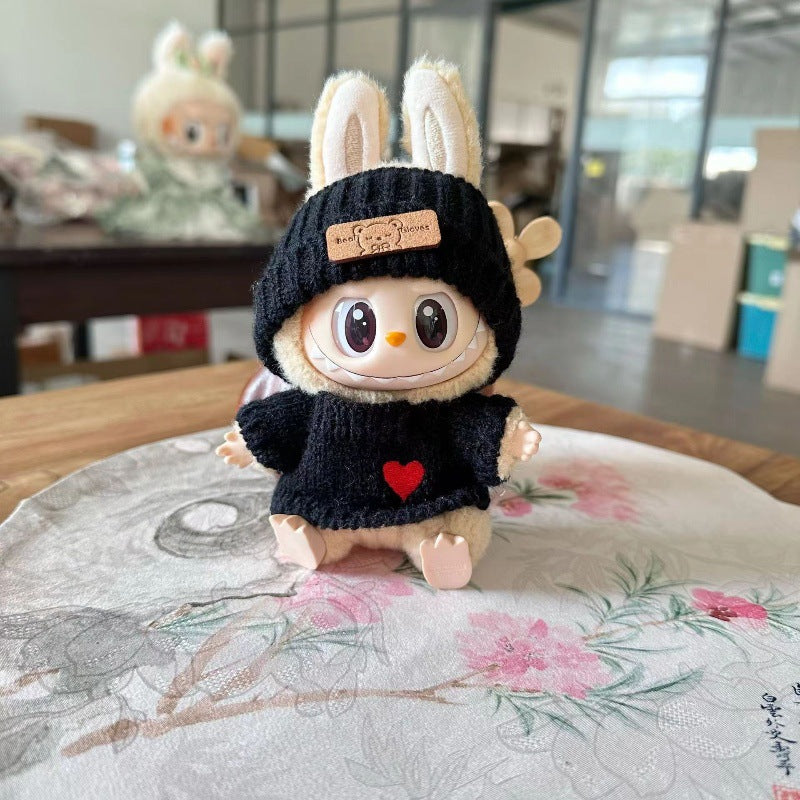 Bear Hat & Love Sweater Outfit (Blind Box Style)