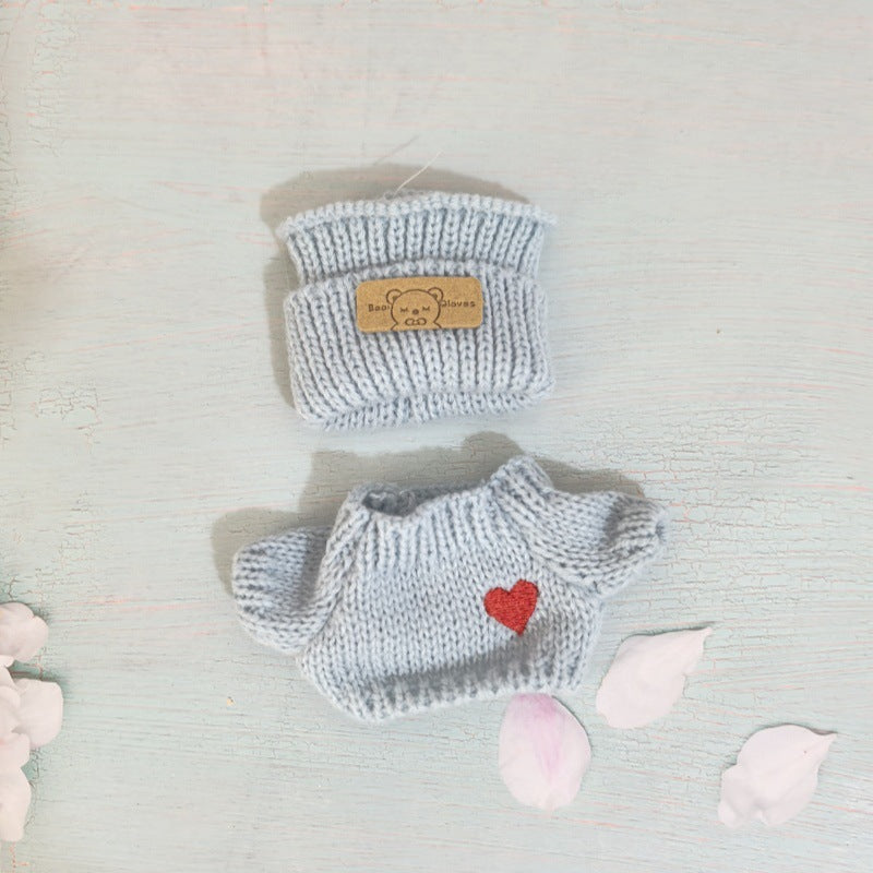 Bear Hat & Love Sweater Outfit (Blind Box Style)