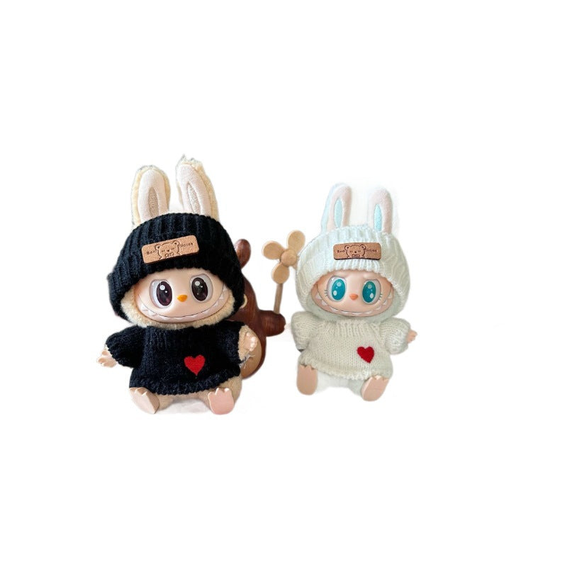 Bear Hat & Love Sweater Outfit (Blind Box Style)