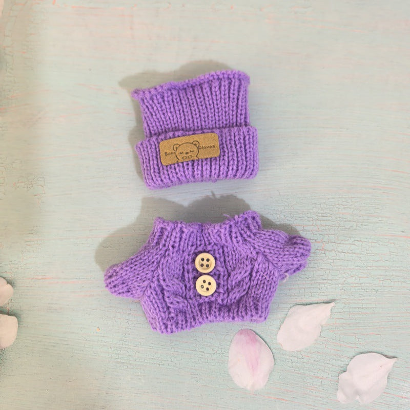 Bear Hat & Love Sweater Outfit (Blind Box Style)