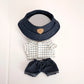 3-Piece Plaid Fashion Set for Labubu Dolls