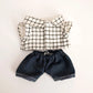3-Piece Plaid Fashion Set for Labubu Dolls