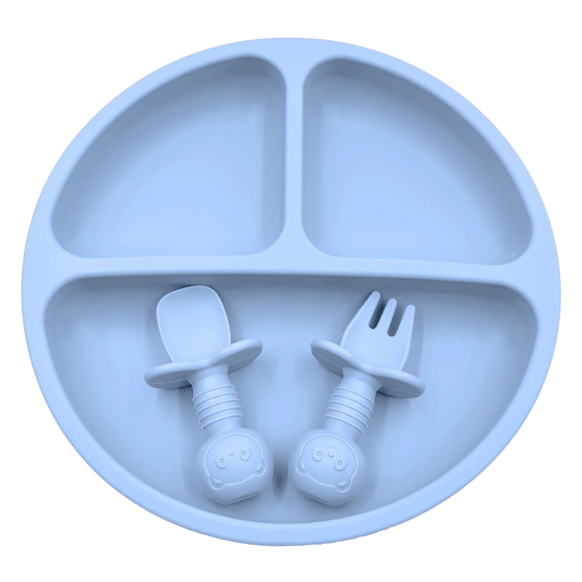 Silicone Bebe Plate Set