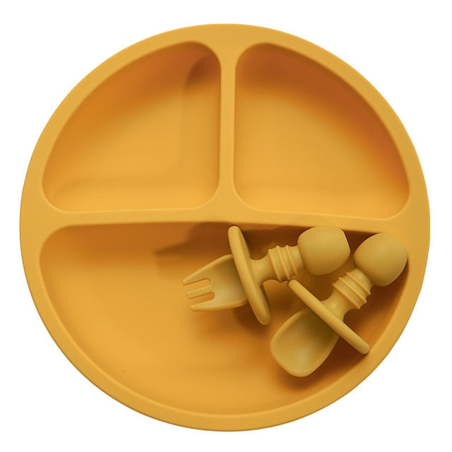 Silicone Bebe Plate Set