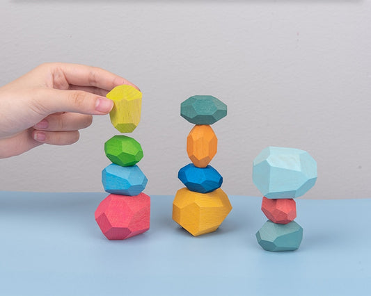 Wooden Bebe Balance Stones