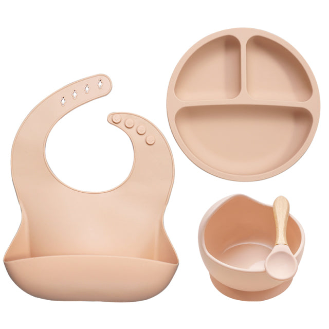Silicone Bebe Mess-free 4 Piece Set