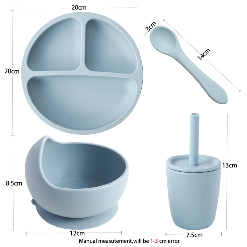 Silicone Bebe Snack 4 Piece Set