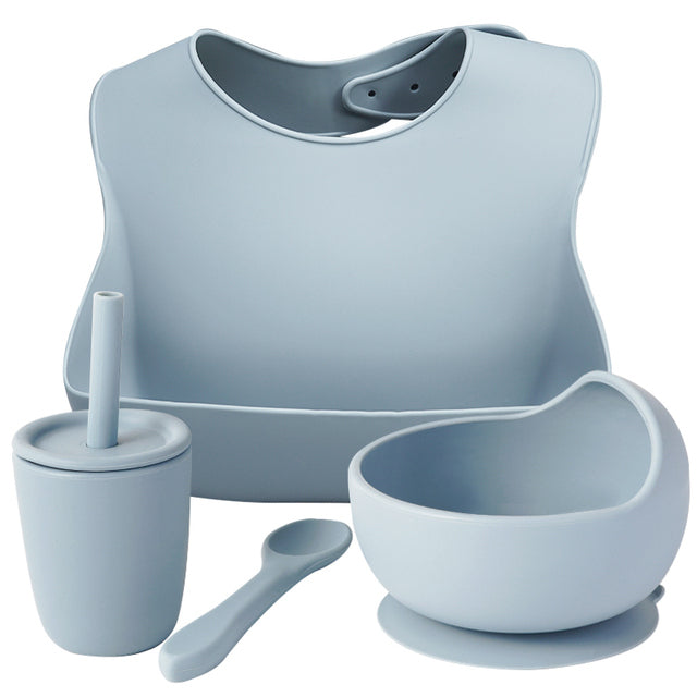 Silicone Bebe Snack & Sip 4 Piece Set