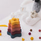 Silicone Bebe Montessori Star Stacker