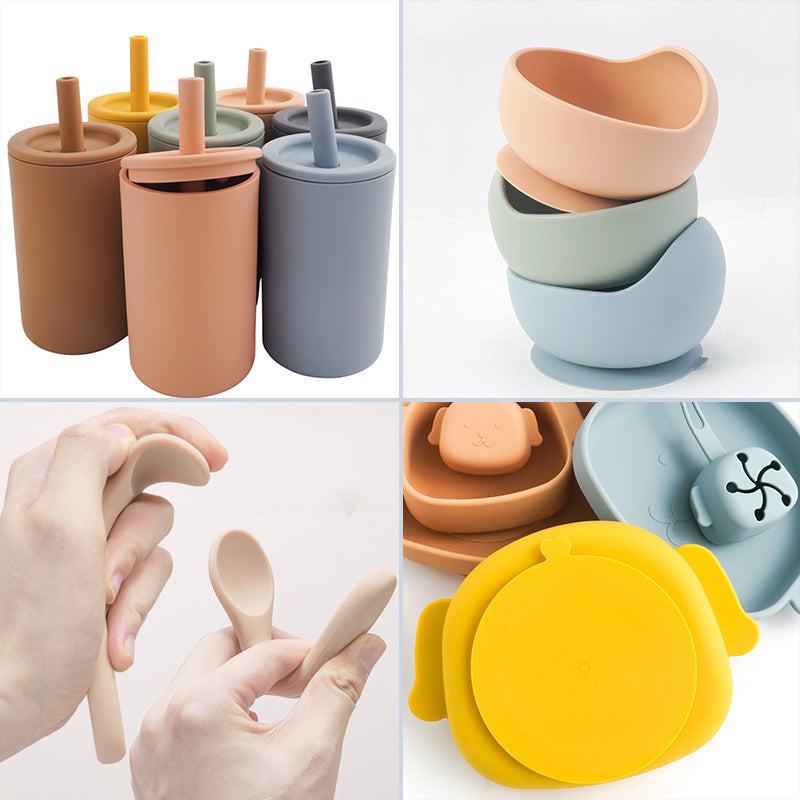 Silicone Bebe Snack 4 Piece Set