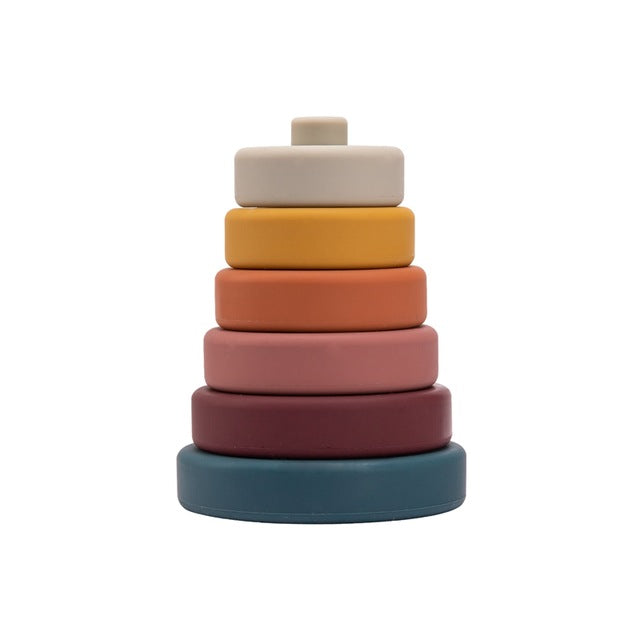 Silicone Bebe Montessori Circle Stacker